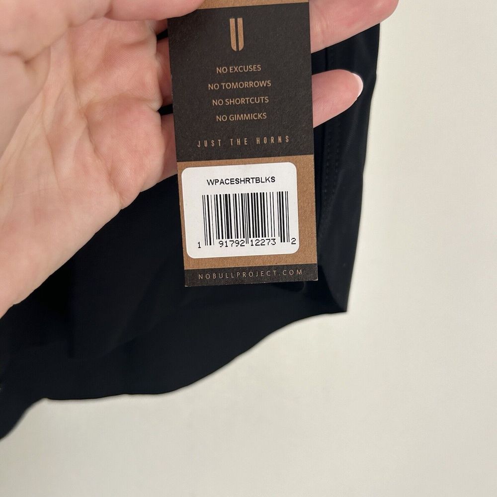 NOBULL Women’s Black Pace Shorts 3” Small NWT